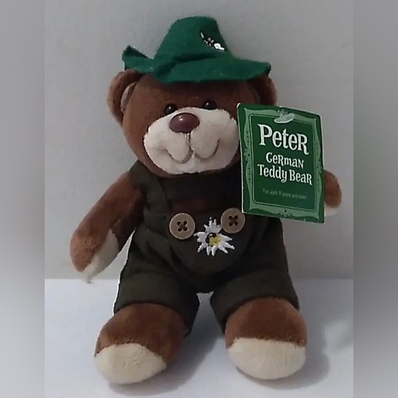 PETER GERMAN TEDDY BEAR. NWT - Picture 1 of 7